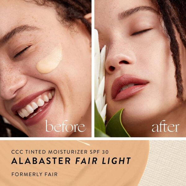 Honest Beauty CCC Clean Corrective with Vitamin C Tinted Moisturizer | Mineral SPF 30 | Vegan + Cruelty Free | Alabaster Fair Light, 1 fl oz - Image 3