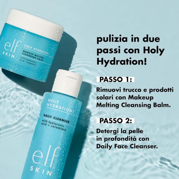 e.l.f. SKIN Holy Hydration! Daily Cleanser, Face Cleanser For Washing Away Excess Oil, Impurities & Makeup, Made With Hyaluronic Acid, Vegan & Cruelty-Free - Image 5