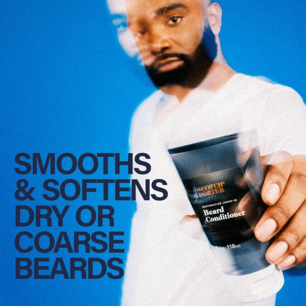 Scotch Porter Restorative Leave-In Beard Conditioner – Deep Conditioning Softener with Lightweight Feel, Reduces Frizz & Provides Long-lasting Hydration & Shine to Dull, Dry, Coarse Beards – 4 oz. - Image 3