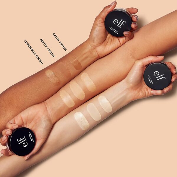 e.l.f. Matte Putty Primer, Skin Perfecting, Lightweight, Oil-free formula, Mattifies, Absorbs Excess Oil, Fills in Pores and Fine Lines, Soft, Matte Finish, All-Day Wear, 0.74 Oz - Image 3