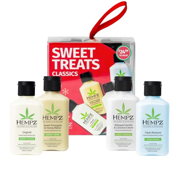 Hempz Mini Sweet Treats - Beauty Actives Lotion Gift Set, for Men and Women, Body Moisturizer Travel Essentials - Image 4