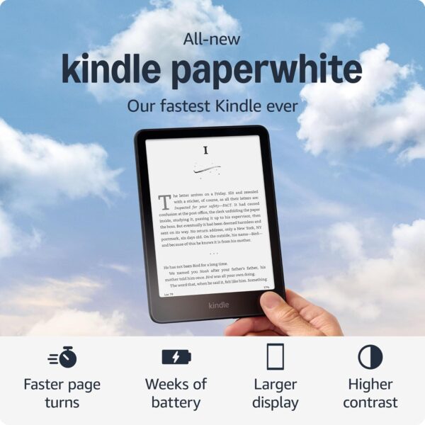 All-new Amazon Kindle Paperwhite (16 GB) – Our fastest Kindle ever, with new 7