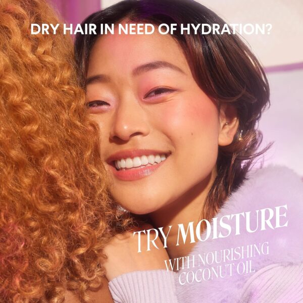 MONDAY HAIRCARE Moisture Shampoo + Conditioner Set for Dry, Coarse, Stressed, Coily & Curly Hair, Made from Coconut Oil, Rice Protein, Shea Butter, & Vitamin E, All-Natural, 12 Fl Oz (Pack of 2) - Image 2
