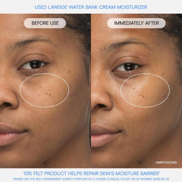 LANEIGE Water Bank Blue Hyaluronic Moisturizer: Barrier-Boosting Hydration, Squalane, Ceramide, Dermatologist-tested - Image 4